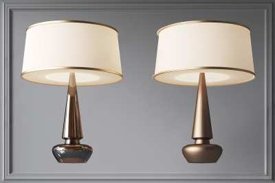 现代台灯3D模型下载